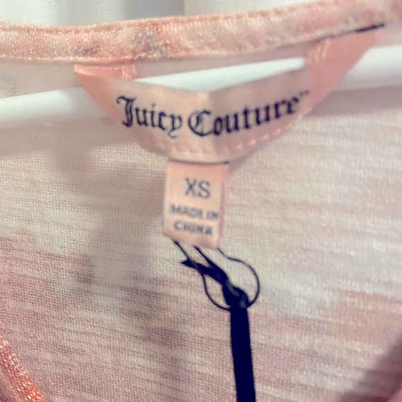 Brand NEW, Juicy Couture Pink tie dye over sized Batwing Blouse - Picture 4 of 7